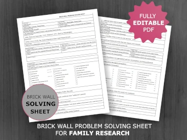 Brick Wall Problem Solving Template